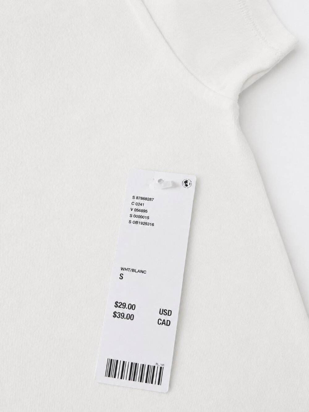 Urban Outfitters BDG White Oversized Cropped Tee NWT S M XL - Picture 5 of 8